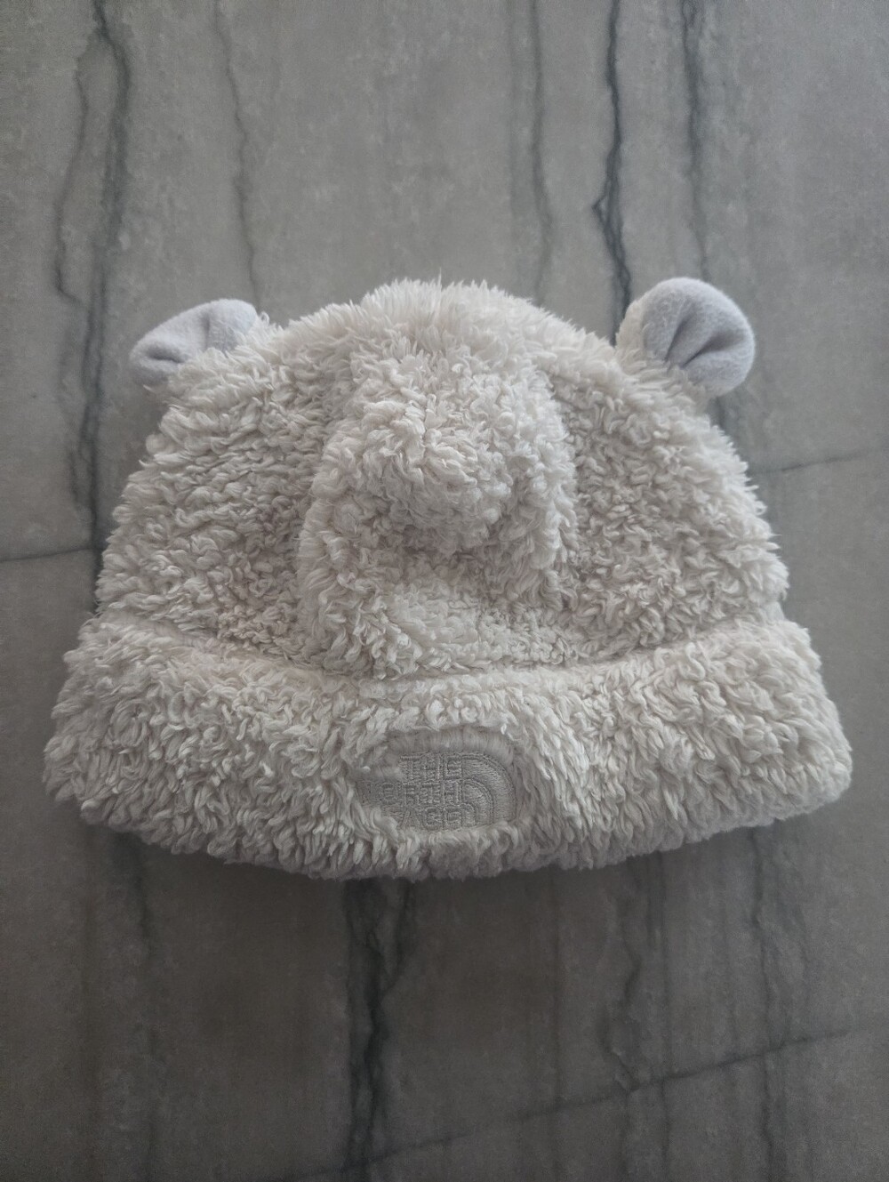 The North Face Infant Cream Sherpa Hat